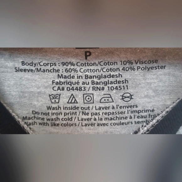 TETRIS Baseball Shirt Black and Grey - Picture 4 of 4